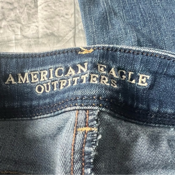 American Eagle Kick Boot Super Stretch Jeans Low Rise Y2K - Picture 5 of 10